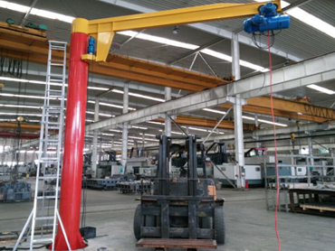 Mobilné diaľkové ovládanie single arm crane